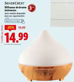 Lidl SILVERCREST Diffuseur de brume àultrasons offre