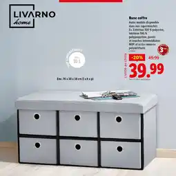 Lidl LIVARNO home Banc coffre offre