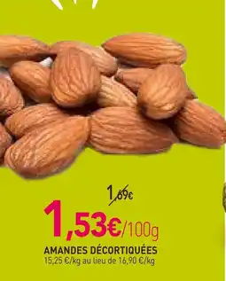 naturéO Amandes décortiquées offre