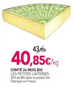 naturéO LES PETITES LAITERIES Comté 24 mois bio offre