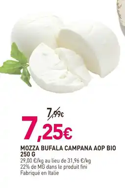 naturéO Mozza bufala campana aop bio offre