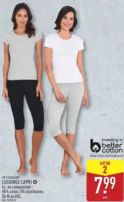 ALDI Up2fashion leggings capri offre