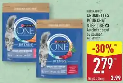 ALDI Purina one croquettes pour chat stérilisé offre