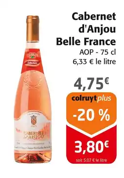 Colruyt BELLE FRANCE Cabernet d'anjou offre