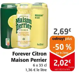 Colruyt Maison Perrier Forever Citron offre