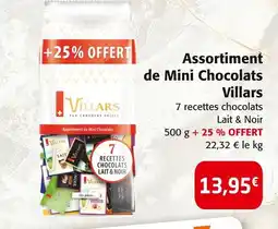 Colruyt VILLARS Assortiment de mini chocolats offre