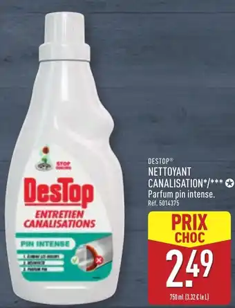 ALDI Destop nettoyant canalisation offre