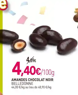 naturéO BELLEDONNE Amandes chocolat noir offre