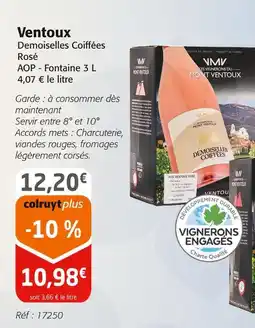 Colruyt Demoiselles coiffées rosé offre