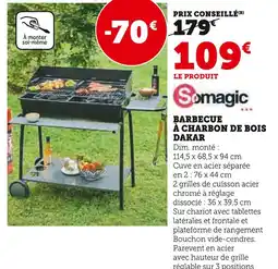 Hyper U Somagic Barbecue à charbon de bois Dakar offre