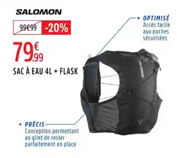 Intersport SALOMON Sac à eau 4l + flask offre