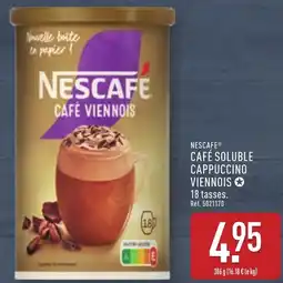 ALDI Nescafe café soluble cappuccino viennois offre