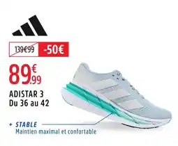 Intersport adidas Chaussures de running femme Adistar 3 offre