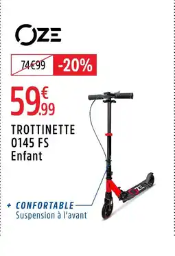 Intersport OZE Trottinette 0145 FS Enfant offre