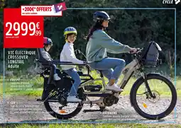 Intersport NAKAMURA VTC Électrique Crossover Longtail Adulte offre