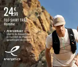 Intersport energetics Tee-shirt trail homme offre