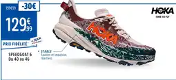 Intersport HOKA Chaussures de trail Speedgoat 6 offre