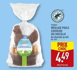 ALDI ISAURA Moulage poule couveuse en chocolat offre