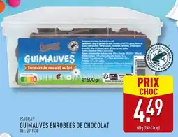 ALDI ISAURA Guimauves enrobées de chocolat offre