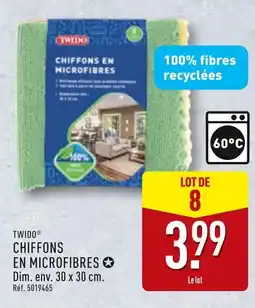 ALDI TWIDO Chiffons en microfibres offre