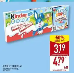 ALDI KINDER Chocolat offre