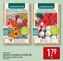 ALDI GARDENLINE Semences en bande ou disque offre