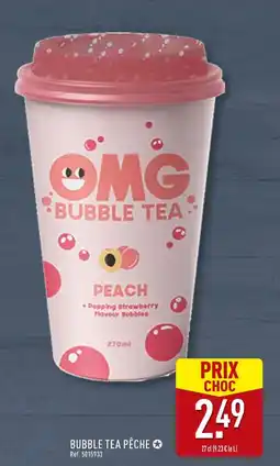 ALDI OMG Bubble tea pêche offre