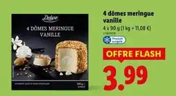 Lidl DELUXE 4 dômes meringue vanille offre