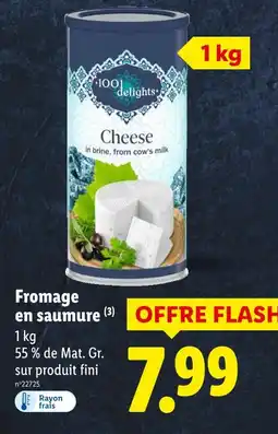 Lidl 1001 delights Fromage en saumure offre