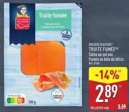 ALDI Golden seafood truite fumée offre