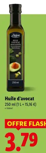 Lidl Deluxe Huile d'avocat offre