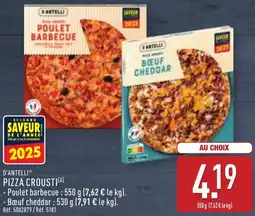 ALDI D'antelli pizza crousti offre