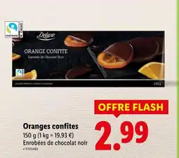 Lidl DELUXE Orange confite offre