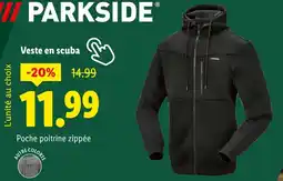 Lidl PARKSIDE Veste en scuba offre