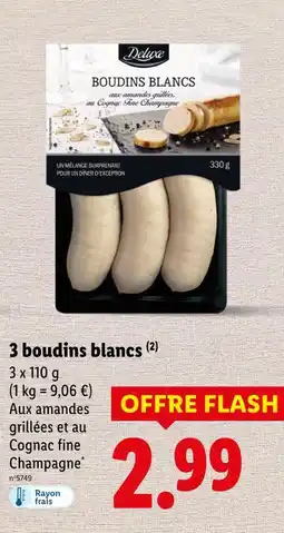 Lidl DELUXE Boudins Blancs offre