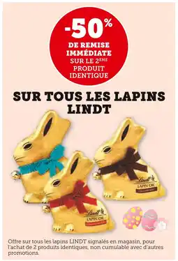 U Express Lindt Lapins offre