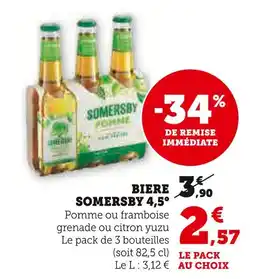 U Express Somersby Biere 4,5° offre