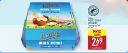 ALDI Isaura 4 œufs coque chocolat offre