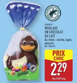 ALDI Isaura moulage en chocolat au lait offre