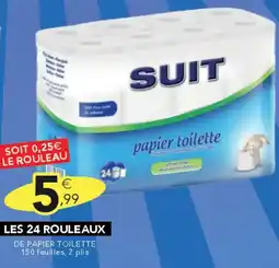 Stokomani SUIT De papier toilette 150 feuilles, 2 plis offre