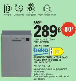 E.Leclerc Lave vaisselle beko offre