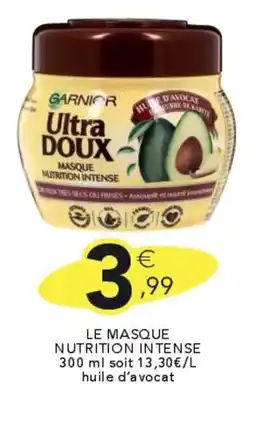 Stokomani GARNIER Le masque nutrition intense offre