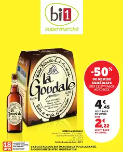 Bi1 LA GOUDALE Biere offre