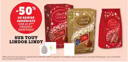 Bi1 LINDOR LINDT Sur tout offre