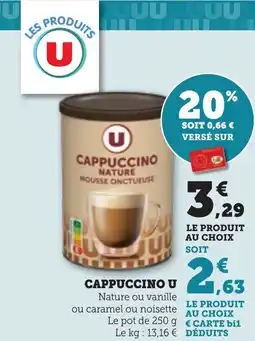 Bi1 U Cappuccino offre