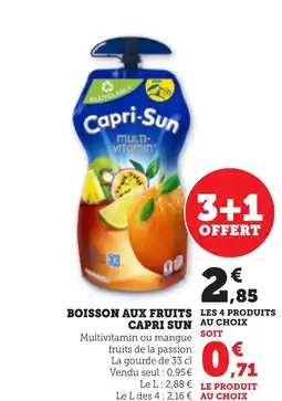 Bi1 CAPRI SUN Boisson aux fruits offre