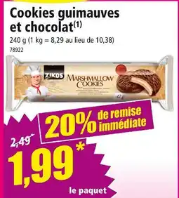 Norma Zikos Cookies guimauves et chocolat offre