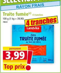 Norma LANDVIKA Truite fumée offre