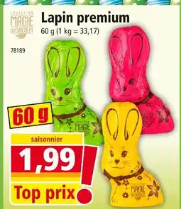 Norma Magie du chocolat Lapin premium offre