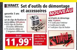 Norma KRAFT WERKZEUGE Set d'outils de démontage et accessoires offre